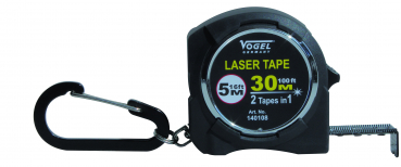 Pocket Measuring Tape with Laser Distance Meter, 5 m / 16 ft