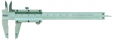 Small Pocket Vernier Caliper DIN 862, 100 mm