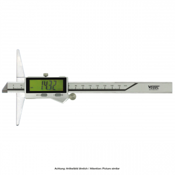 Electr. Digital Depth Caliper • IP67, type C, 300 mm / 12 inch