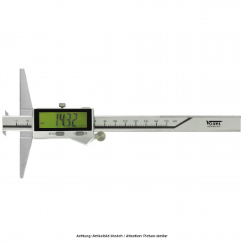 Electr. Digital Depth Caliper • IP67, type E, 300 mm / 12 inch