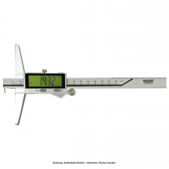 Electr. Digital Depth Caliper • IP67, type D, 200 mm / 8 inch