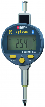 Digital Small Dial Indicator, IP51, with Sylvac electronic, with data output RS232, 0-12.7 mm / 0-0.5 inch