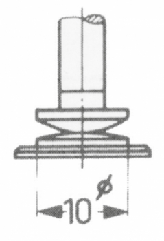 Käfer • Thickness Gauge, probe D, 0 - 30 mm
