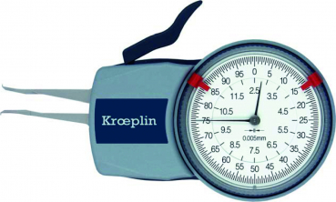 Kroeplin • Quicktest Gauge "Intertest", IP65, 2.5 - 12.5 mm
