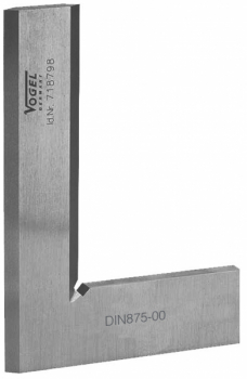 Bevel Edge Square DIN 875, GG 00, carbon steel; 50 mm x 40 mm