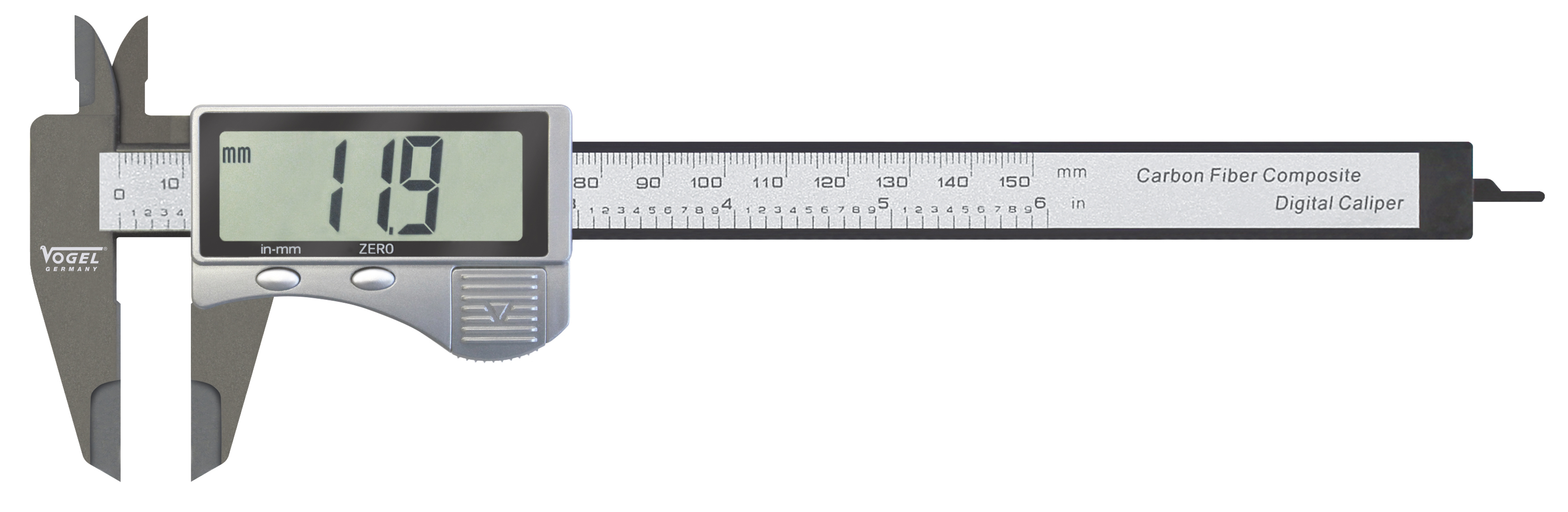 Tera® Kunststoff Messschieber Profimessgerät Längenmessgerät 0-150mm