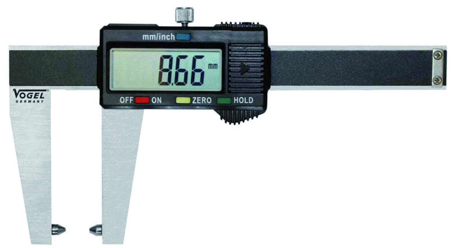 BGS 9177, Digital-Bremsscheiben-Messschieber, 80 mm, mm + Zoll