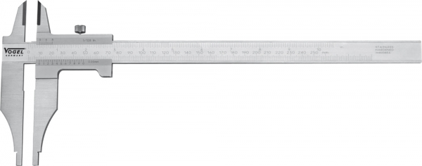 Workshop calliper gauge. 200 mm. vernier. DIN862