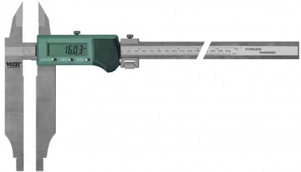 Electr. Digital Workshop Caliper. 500 mm / 20 inch. with measuring tips. IP66