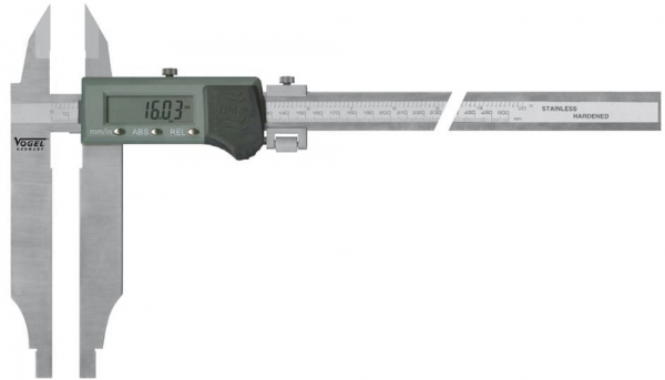 Electr. Digital Workshop Caliper. 500 mm / 20 inch. with measuring tips. IP66