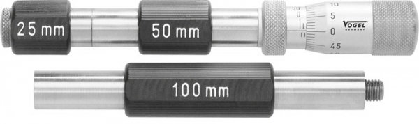 Precis. Inside micrometer set 5-piece. 50 - 250 mm