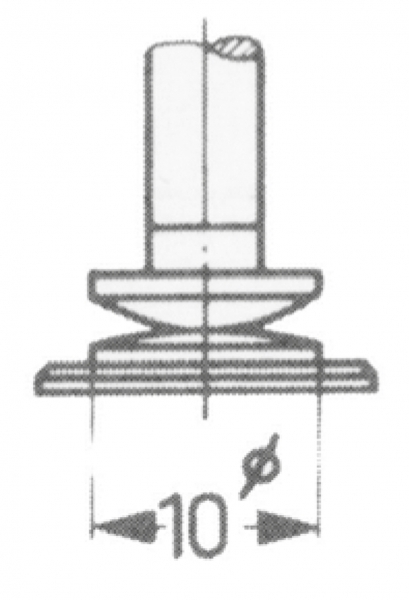 Käfer • Thickness Gauge, probe D, 0 - 30 mm