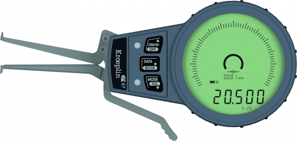 Kroeplin • Digital Internal Quicktest Gauge, IP67, 2.5 - 12.5 mm
