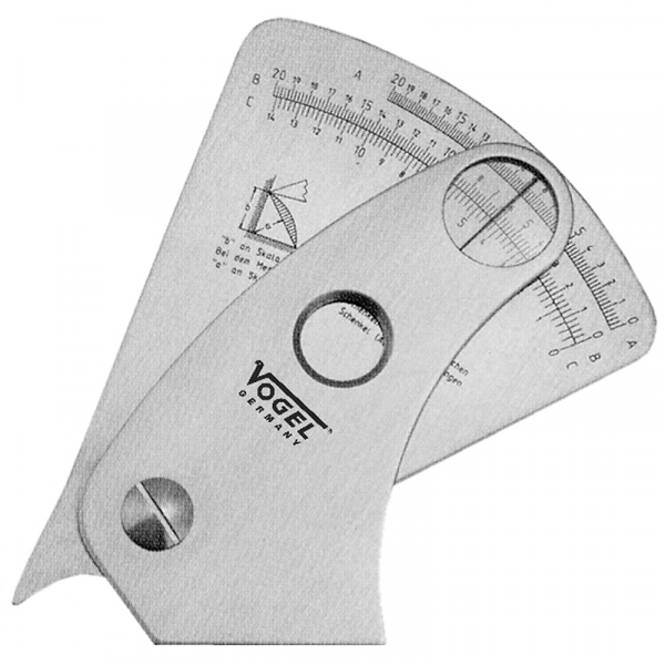 Welding Gauge. with reading window. 0.1 mm