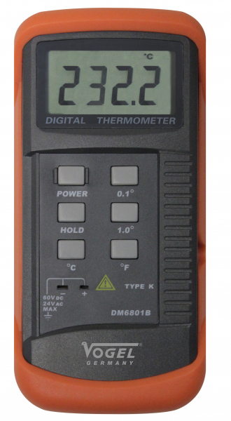Elektr. Digital-Thermometer. -50 ~ +1.300 °C